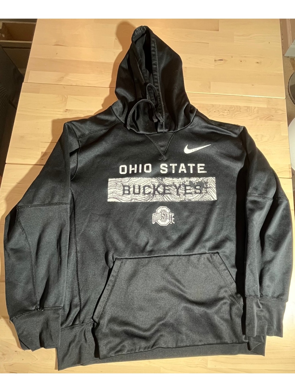 Nike Ohio State Buckeyes Men's Fleece Hoodie - Black